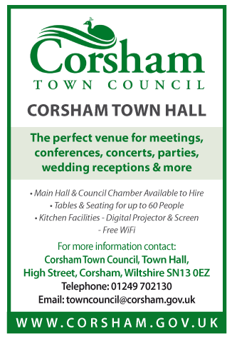 Hire: Corsham Town Hall serving Chippenham and Corsham - Halls