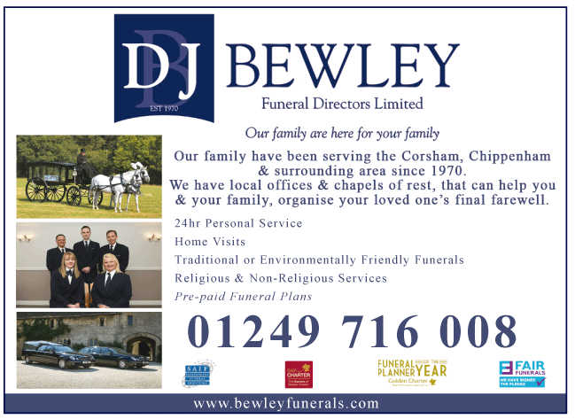 D J Bewley serving Chippenham and Corsham - Funerals