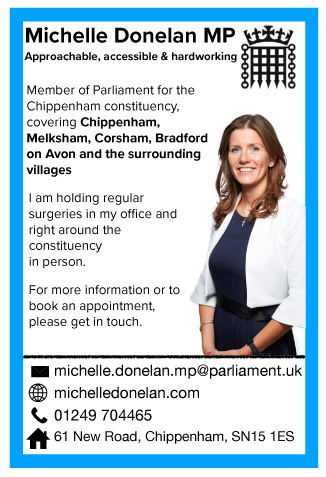 Michelle Donelan MP serving Chippenham and Corsham - Member Of Parliament