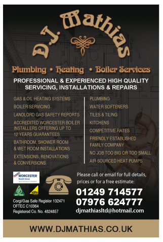 D.J. Mathias Plumbing & Heating serving Chippenham and Corsham - Boiler Maintenance
