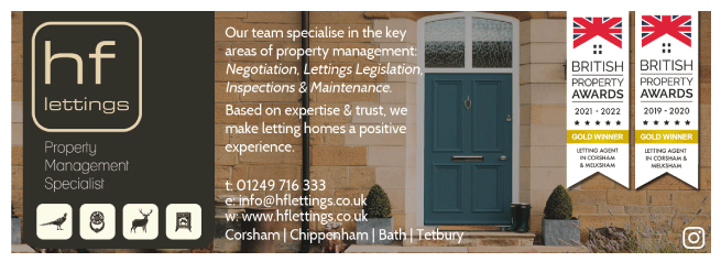 HF Lettings serving Chippenham and Corsham - Property Management