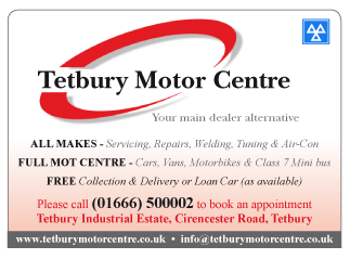Tetbury Motor Centre serving Cirencester and Malmesbury - Garage Services