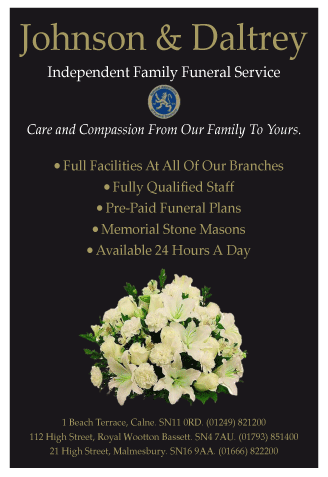 Johnson & Daltrey Funeral Service serving Cirencester and Malmesbury - Funeral Plans Pre Paid