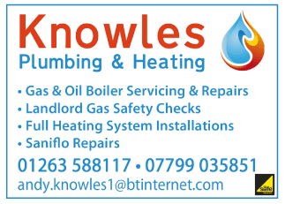 A Knowles Plumbing & Heating serving Cromer - Boiler Maintenance