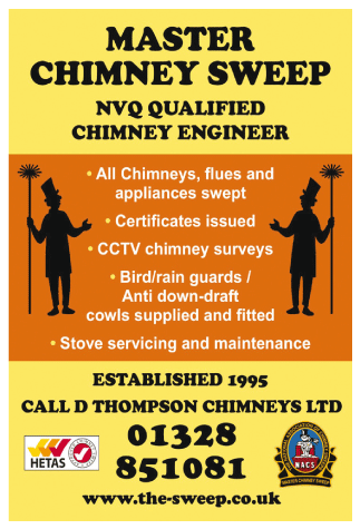 D. Thompson Chimneys Ltd serving Cromer - Chimney Sweeps