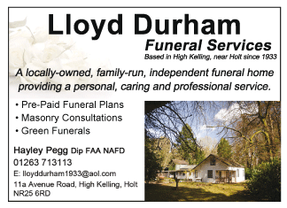 Lloyd Durham Funeral Services serving Cromer - Funerals