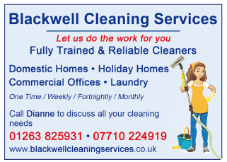 Blackwell Cleaning Services serving Cromer - Domestic Cleaners