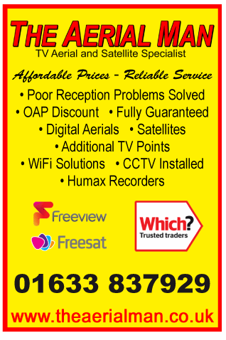 Aerial Man (Dan Grace) Ltd serving Cwmbran - Television Sales & Service