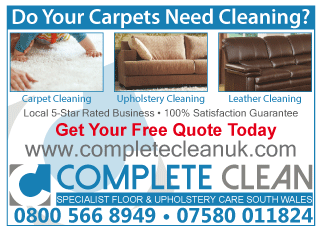 Complete Clean serving Cwmbran - Carpet & Upholstery Cleaners