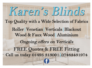 Karens Blinds serving Cwmbran - Blinds