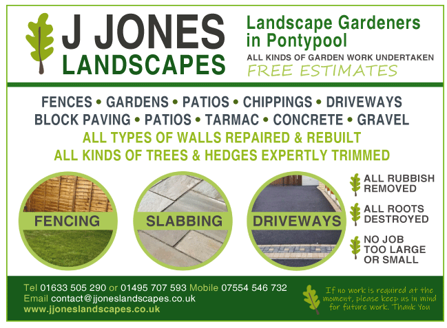 J. Jones Landscaping serving Cwmbran - Landscape Gardeners