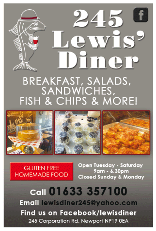245 Lewis’ Diner serving Cwmbran - Cafes
