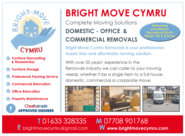 Bright Move Cymru Removals serving Cwmbran - Storage