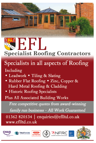 EFL Ltd serving Dereham - Roofing