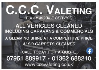 CCC Valeting serving Dereham - Carpet & Upholstery Cleaners