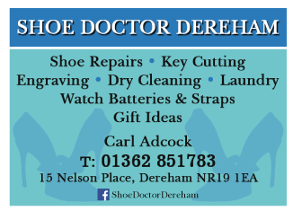 Shoe Doctor serving Dereham - Dry Cleaners