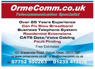 OrmeComm serving Didcot - Telecommunications