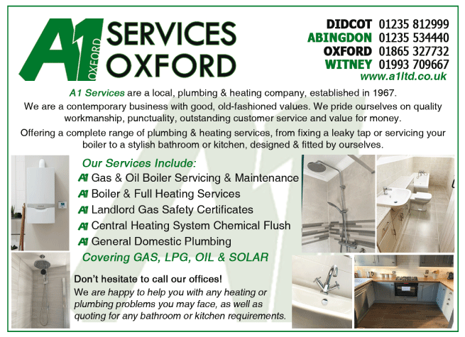 A1 Services (Oxford) Ltd serving Didcot - Plumbing & Heating