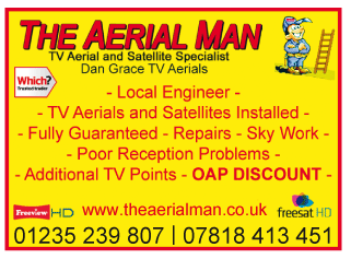Aerial Man (Dan Grace) Ltd serving Didcot - Television Sales & Service