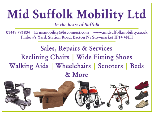 Mid Suffolk Mobility Ltd serving Diss - Mobility Supplies & Equipment