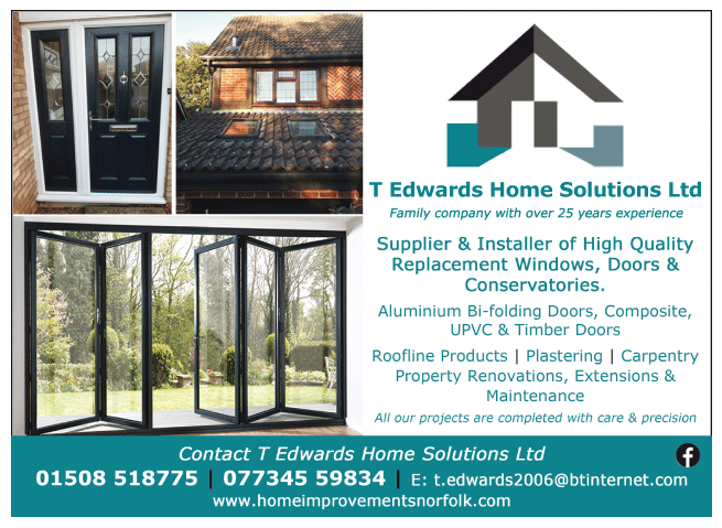 T Edwards Home Solutions Ltd serving Diss - Conservatories