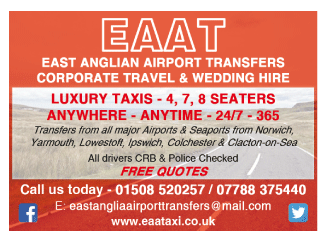 East Anglia Airport Transfers serving Diss - Taxis & Private Hire