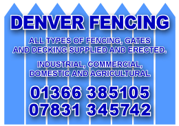 Denver Fencing serving Downham Market - Fencing Services