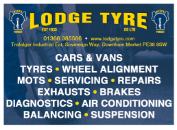 Lodge Tyre serving Downham Market - Tyres & Exhausts