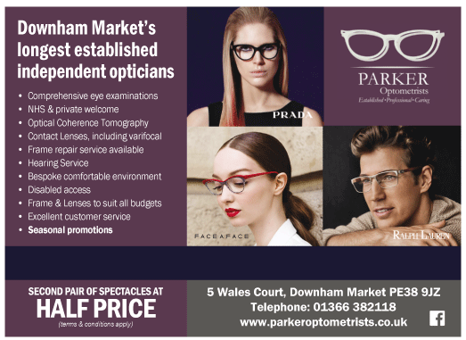 Parker Optometrists serving Downham Market - Opticians