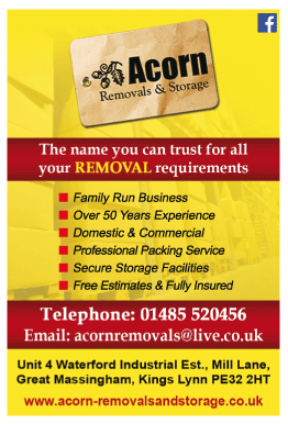 Acorn Removals & Storage serving Downham Market - Removals & Storage