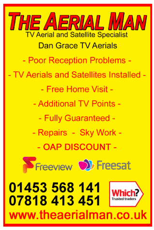 Aerial Man (Dan Grace) Ltd serving Dursley and Wotton U Edge - Television Sales & Service