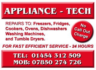 Appliance-Tech serving Dursley and Wotton U Edge - Domestic Appliances