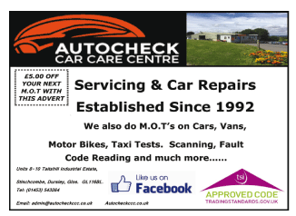 Autocheck Car Care Centre serving Dursley and Wotton U Edge - Tyres & Exhausts