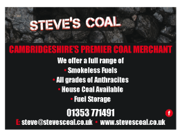 Steve’s Coal serving Ely - Coal Merchants