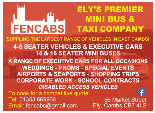 Fencabs serving Ely - Airport Transfers