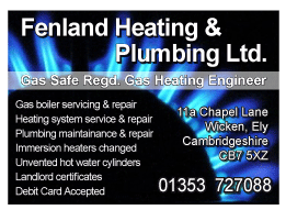 Fenland Heating & Plumbing Ltd serving Ely - Gas Services
