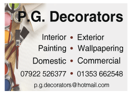 P.G. Decorators serving Ely - Painters & Decorators