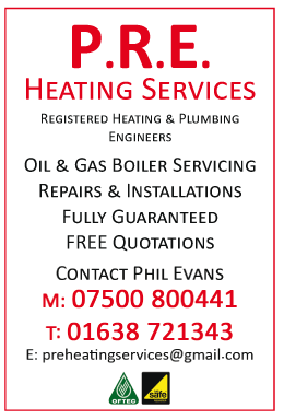 P.R.E. Heating Services serving Ely - Plumbing & Heating