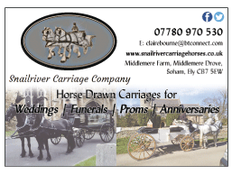 Snailriver Horse Drawn Carriage Co. serving Ely - Funeral Services