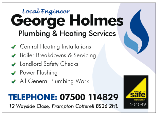 George Holmes serving Emersons Green - Plumbing & Heating