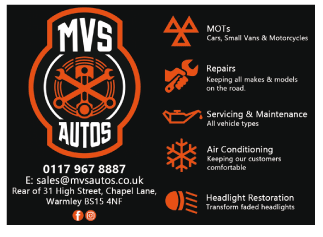 MVS Auto serving Emersons Green - M O T Stations