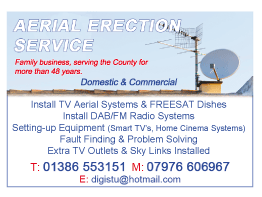 Aerial Erection Service serving Evesham - Aerials