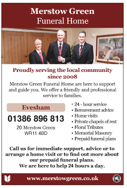 Merstow Green Funeral Home serving Evesham - Funeral Plans Pre Paid
