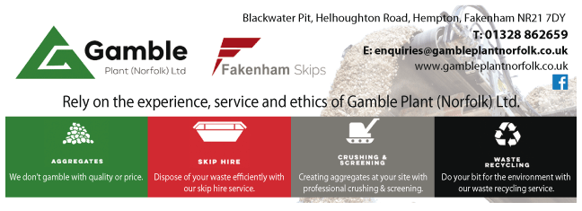 Gamble Plant (Norfolk) Ltd serving Fakenham - Aggregate Suppliers