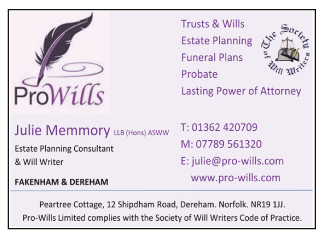 Pro-Wills Ltd serving Fakenham - Will Writers