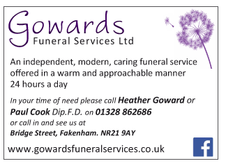 Gowards Funeral Services Ltd serving Fakenham - Funerals
