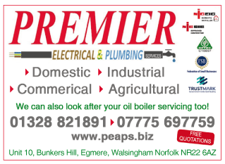 Premier Electrical & Plumbing Services serving Fakenham - Plumbing & Heating