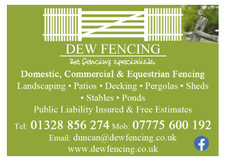 D.E.W Fencing serving Fakenham - Fencing Services