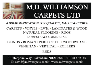 M D Williamson Carpets Ltd serving Fakenham - Carpets & Flooring