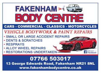 Fakenham Body Centre serving Fakenham - Car Body Repairs